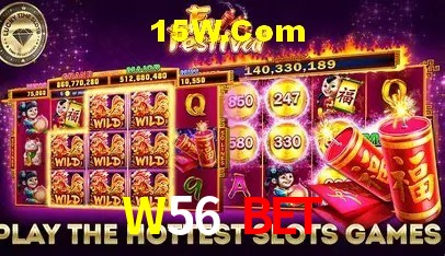 Slots com jackpots e giros grátis na W56 Bet
